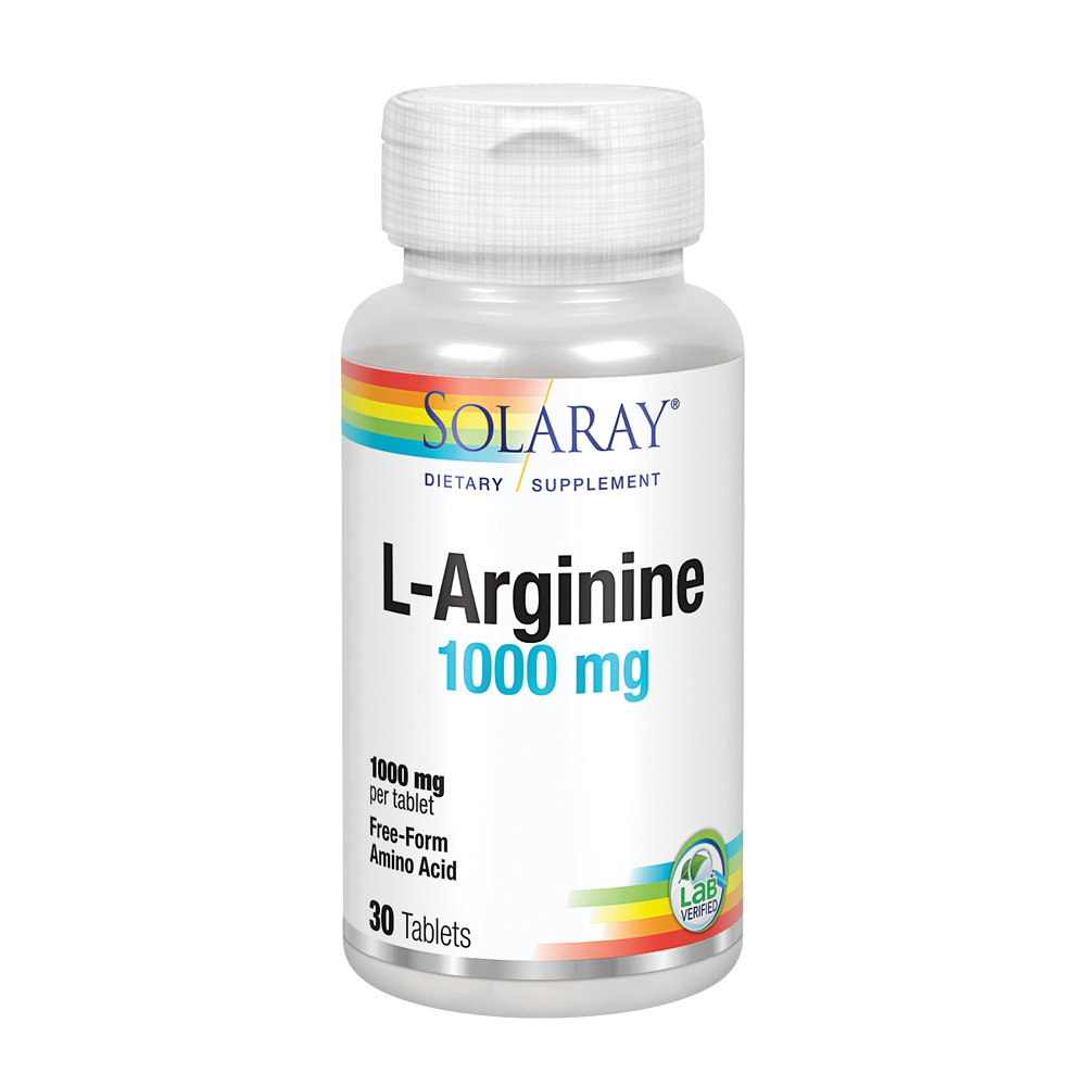 Solaray LArginine 1000 mg Amino Acid Healthy Circulation