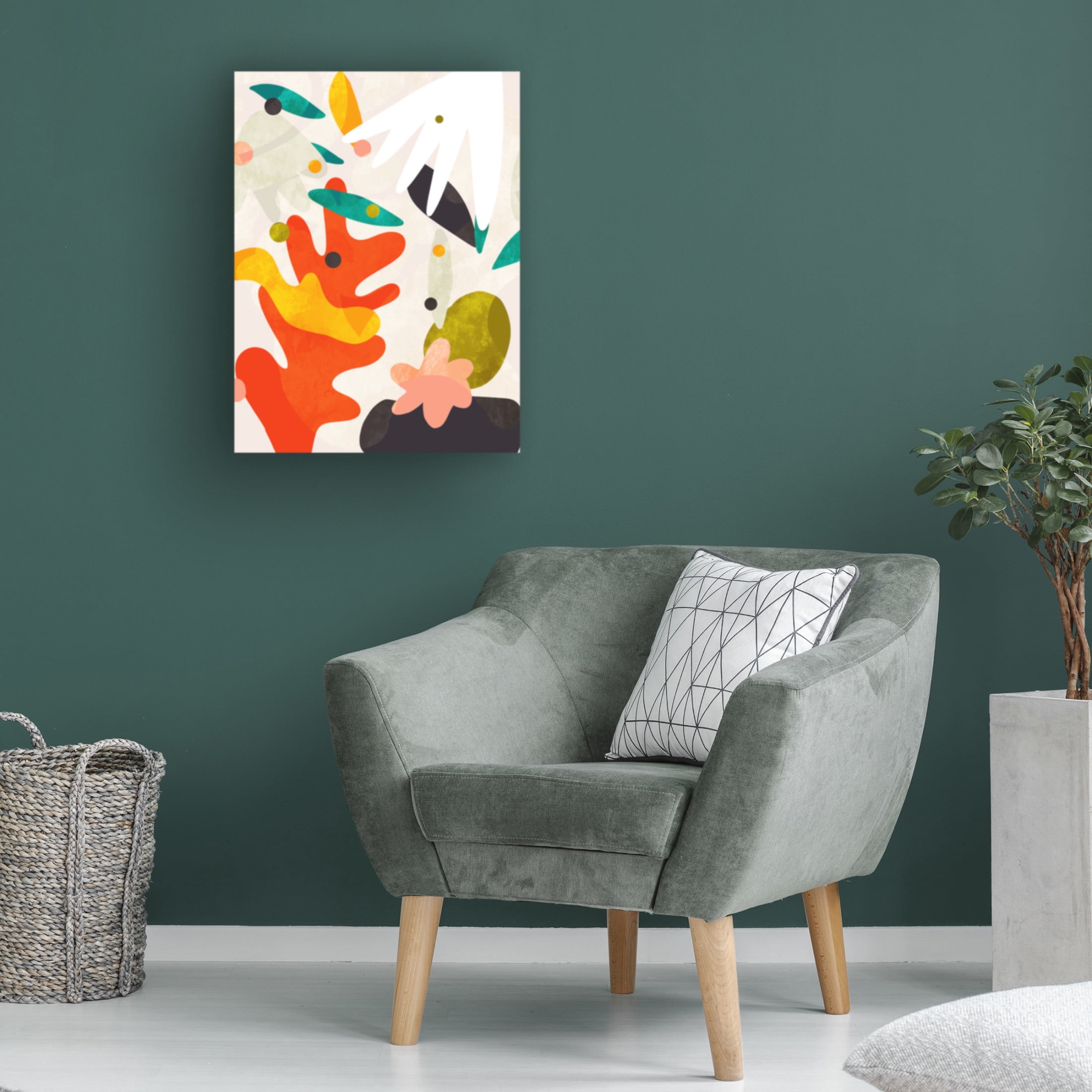 Trademark Fine Art Ana Rut Bre Cutouts Bauhaus 4 Canvas Wall Art