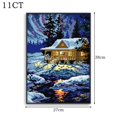 thumbnail image 1 of Handmade needlework Arctic cross stitch kit with ecological cotton material, 1 of 9