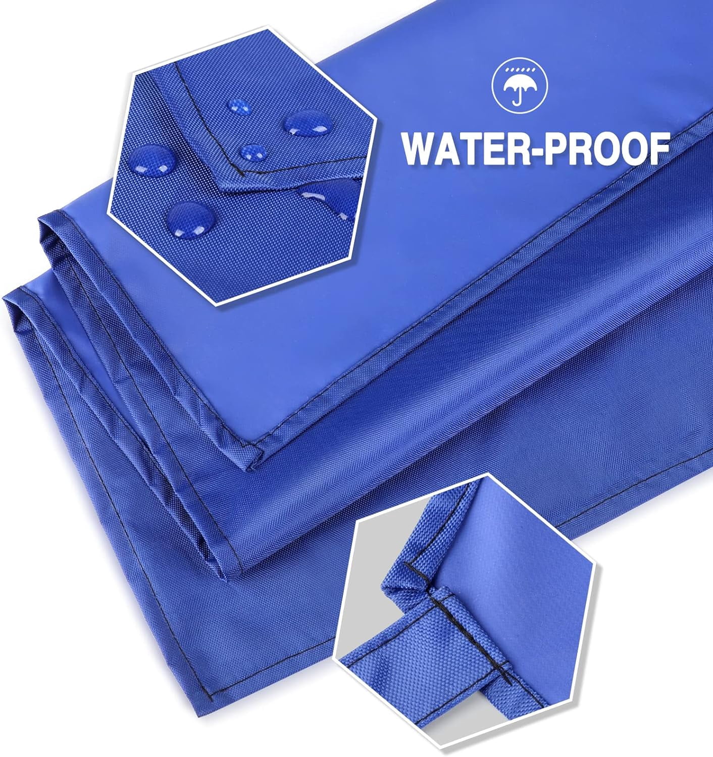 Gotega Waterproof Rubber Vinyl Apron Adjustable Dishwasher - for Women Men Heavy Duty Work