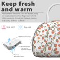 thumbnail image 3 of Reusable Strawberry Lnsulated Lunch Bag for Women & Men - Leakproof Water-Resistant Cooler Tote, Large Capacity for Work,Travel,Picnic,Beach & Office., 3 of 6