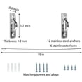 thumbnail image 5 of 6 Sets Anti Tip Furniture Anchors Baby Proofing Earthquake Straps Childproof Furniture Wall Anchors for Home Safety Secure Heavy Furniture to Wall, 5 of 7