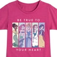 thumbnail image 3 of Disney Princess - Be True To Your Heart - Toddler & Youth Girls Short Sleeve Graphic T-Shirt, 3 of 5