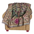 Pure Country Weavers William Morris Pimpernel Blanket XL - Arts & Crafts - Gift Tapestry Throw Woven from Cotton - Made in The USA (82x62