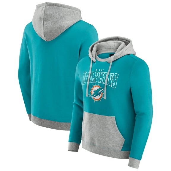 Men's Darius Rucker Collection by Fanatics Aqua Miami Dolphins Coaches Hoodie