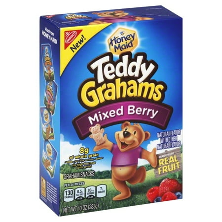 HONEY MAID, GRAHAM SNACKS, MIXED BERRY