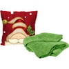 Holiday Time Pillow And Throw Combo, Gre
