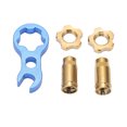 thumbnail image 1 of Mountain Bike Valve , Fine Polishing Bike Tire Valve Cover Nut Set Compact Shape Anodized  Treatment High Strength Bright Color  For Bike Colorful,Gold,Black, 1 of 8