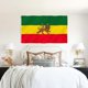 thumbnail image 2 of 3x5 Foot Ethiopia Flag with Lion Ethiopian Lion of Judah Flags Polyester with Brass Grommets, 2 of 5