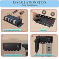 thumbnail image 6 of Pressure Washer Holder Power Washer Snow Foam Cannon Wall Mounted 1/4 Inch Quick Connect Organizer Car Wash Accessories, 6 of 8
