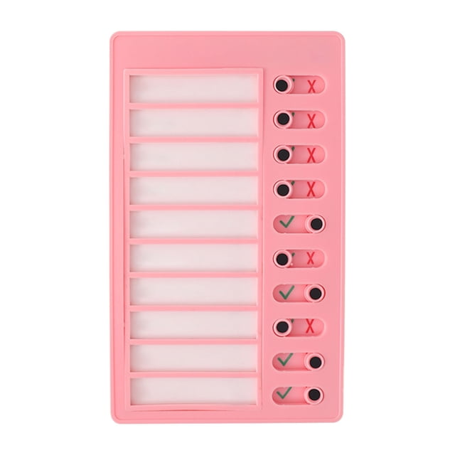 TechWave Self Disciplined Clocking Device For Children Primary School Students Learning Table Good Habit Development Plan Task Artifact Table For This Summer Vacation Decorations Baby Room Ceiling