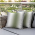 thumbnail image 5 of Pack of 2 Outdoor Pillow Covers 26x26 Inch Waterproof Gray Green Throw Pillow Covers,Decorative Couch Pillow Shams Protectors Modern Gradient Geometric Pillowcases Cushion Covers for Patio Garden, 5 of 8