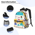 thumbnail image 5 of Daiia Funny Farm School Backpack for Men Women, Unisex Large Waterproof Bookbag Schoolbag Casual Daypack for High School/College/Teens/Travel/Work Black, 5 of 8