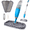Blue, variant on ILAVCLEAN Spray Mops for Floor Cleaning Dry Wet Floor Cleaner Dust Mop for Hardwood Floors with 3 Washable Microfiber Pads Refillable Bottle