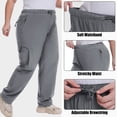 thumbnail image 5 of FEN AI Plus Size Women Cargo Pants Grey Athletic Joggers Quick Dry Hiking Fishing Pants UPF 50+ Breathable Outdoor Workwear 2XL, 5 of 7
