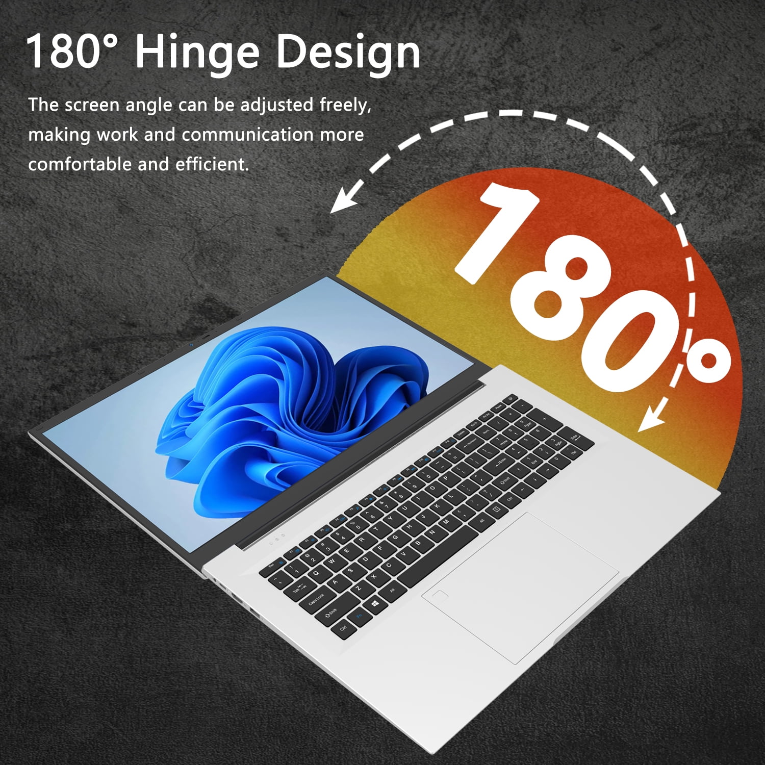 18.5 Inch Laptop Computer with Windows 11,Intel N150 Quad-Core Processor UP to 3.6GHZ,16GB DDR4 RAM 512GB SSD,WiFi ,2025 Laptops for Work Business Office Student