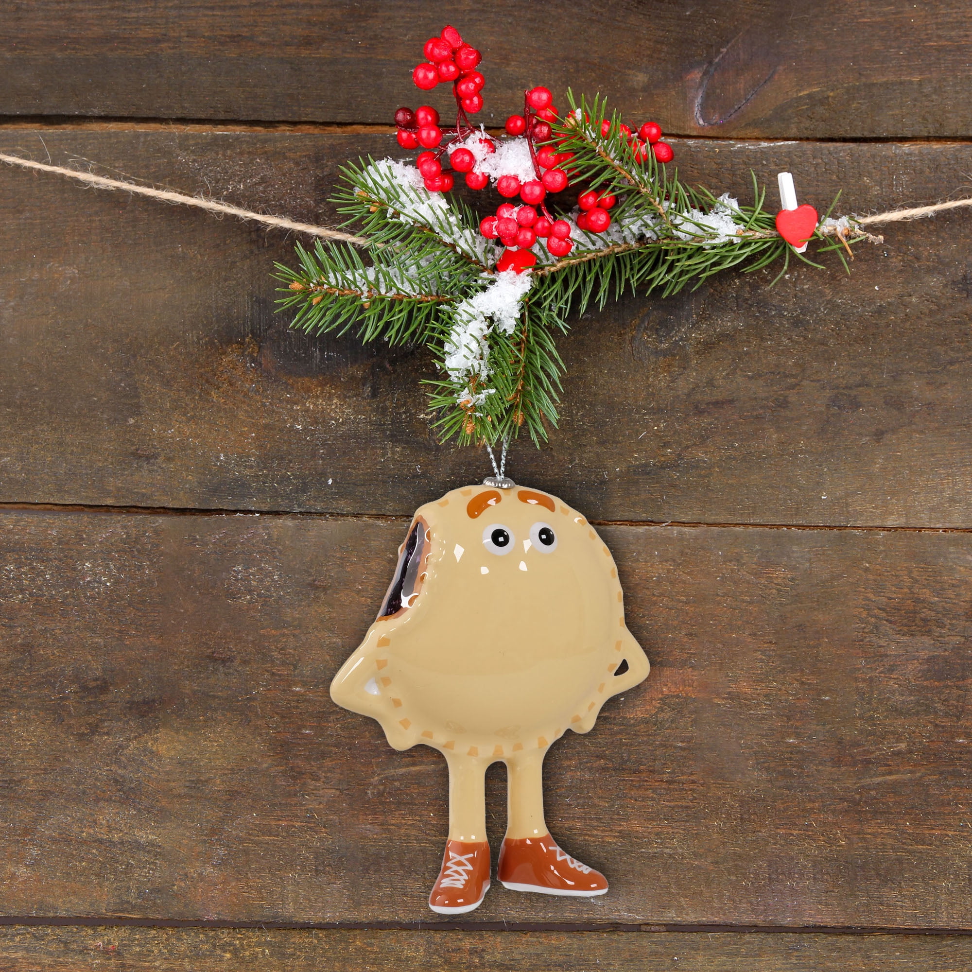 Uncrustables Mr. Uncrustables Christmas Ornament – Hanging Decoration