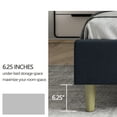 thumbnail image 6 of AUFANK Queen Bed Frame Upholstered Platform with Wooden Slats, Noise-Free, Dark Grey, 6 of 7