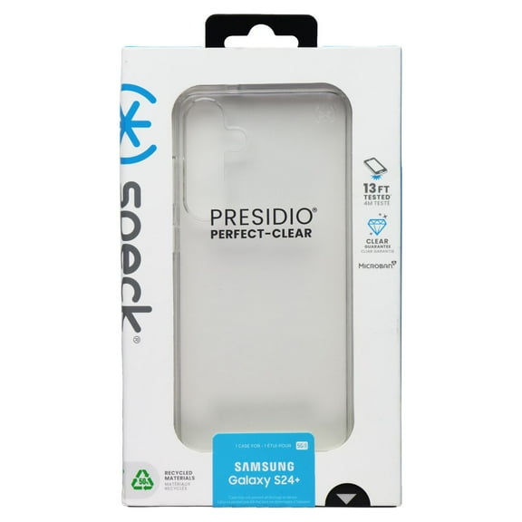 Speck Presidio Perfect-Clear Case for Samsung Galaxy S24 Plus - Clear