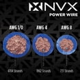 thumbnail image 3 of Kit de cableado para amplificadores NVX XKIT02, calibre 1/0 verdadero, AWG, 100% OFC, 3 of 9