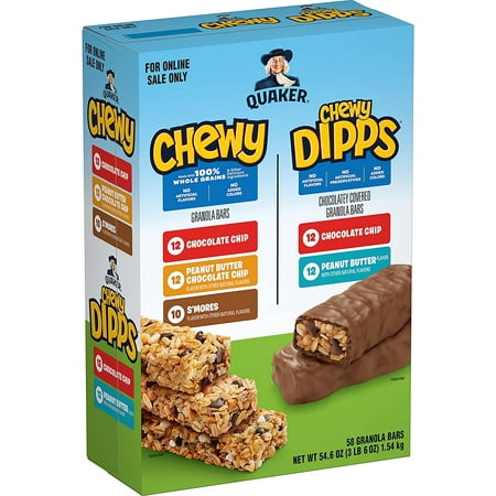 Chewy Granola Bars Chewy & Dipps Variety Pack (58 Bars)