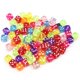 thumbnail image 3 of Cuentas espaciadoras de dados acrílicos transparentes mezcladas de 8mm, cuentas cuadradas de colores, accesorios de bricolaje para fabricación de joyas, 3 of 4