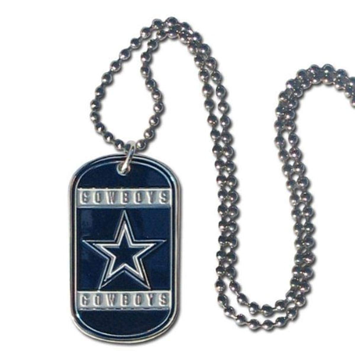 Dallas cowboys dog tag necklace sale