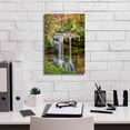 thumbnail image 3 of Epic Graffiti 'Smoky Mountains Autumn Waterfall 2' by Grace Fine Arts Photography, Canvas Wall Art, 12"x18", 3 of 8