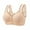 Beige, variant on Bras for Women No Underwire Women's Double Support Wireless, Lace Bra with Stay-in-Place Straps, Full-Coverage Light Yellow,S