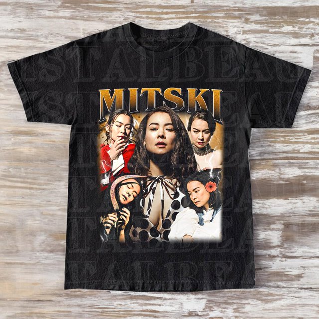 Mitski Miyawaki Unisex Softstyle T-Shirt - Indie Music Fan Tee, Japanese Singer Shirt, Vin - White - XL