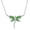 8 August Birthstone, variant on Purple Dragonfly Gifts for Women, Amethyst Dragonfly Necklace Sterling Silver