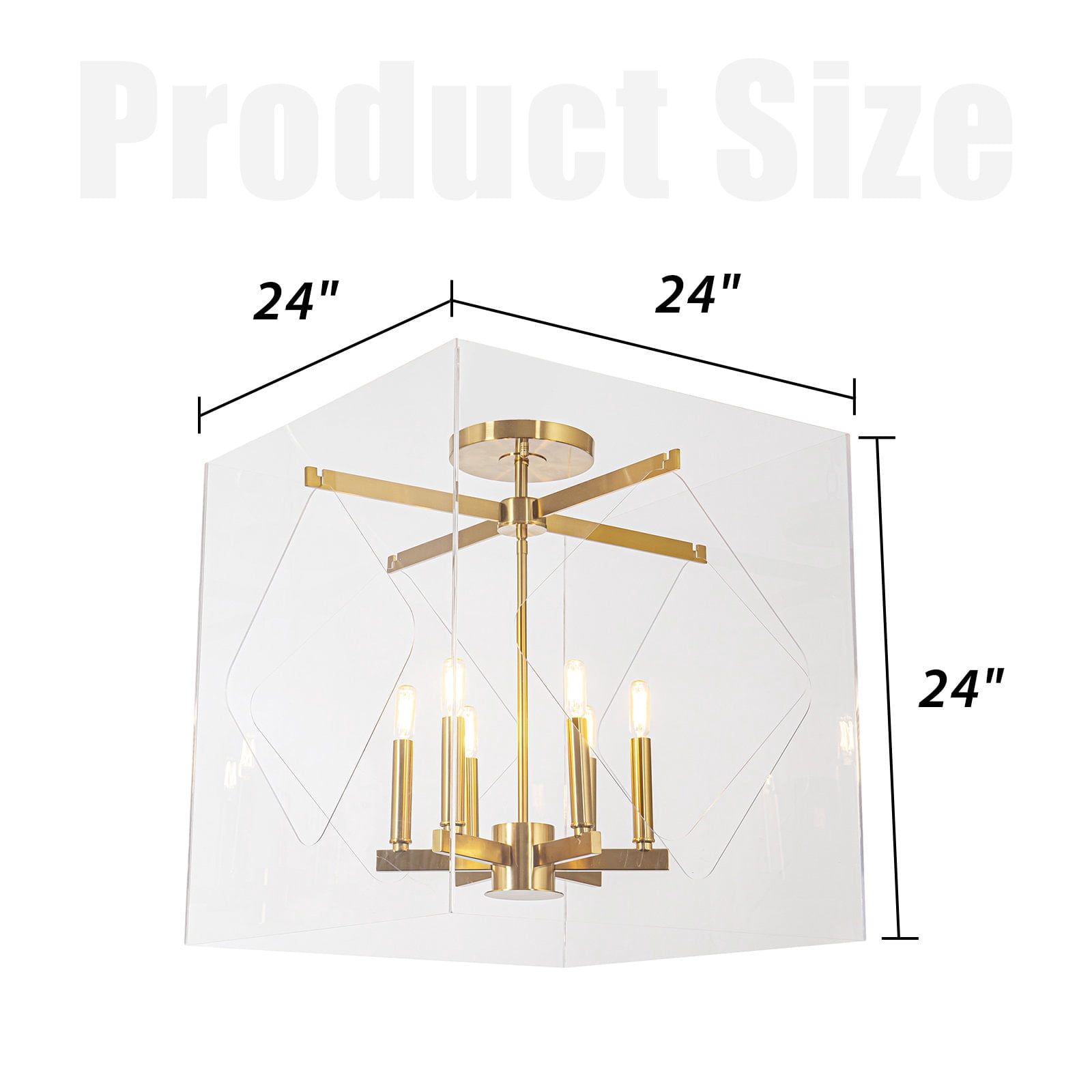 Venice Box Ceiling Lights Fixture | Ceiling Light Hanging Fixture| Interior Lights for Home