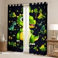 thumbnail image 2 of Castle Fairy Cute Dino Black Out Curtains,Dinosaur Curtains Pack of 2 (42x63 Each), 2 of 6