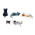 thumbnail image 1 of Figuras de gatito durmiendo para decoración de salpicadero de coche, diseño de gato, para parabrisas y consola, bonitos adornos de PVC, accesorio seguro y adorable para el interior del coche., 1 of 8