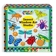 Smarts & Crafts Insect Window Art Kit, 30 Pieces, Multi-color, for Boys and Girls Ages 6+