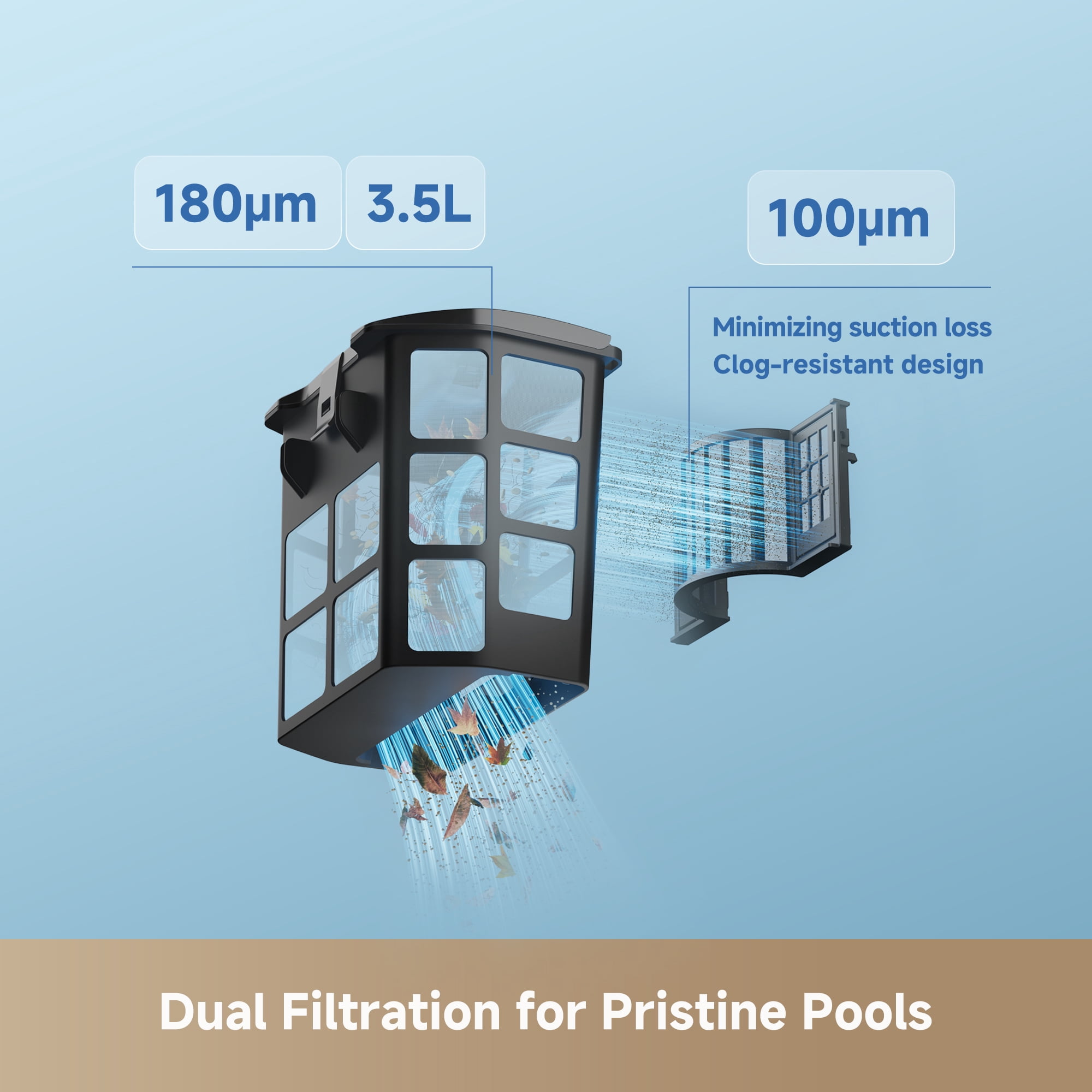 MOVA Diver A10 Cordless Robotic Automatic Pool Vacuum Cleaner, 6,000 GPH Suction for In-ground& Above-ground Pool Types