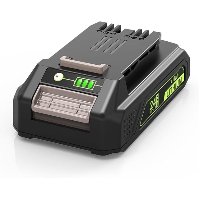 24V 4.0Ah Replacement Battery for Green-works 24 Volt Battery Lithium Lawn Mower 29842 29852 29322 LB24A020 Compatible with Green-works 24V Cordless Tools