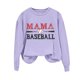 thumbnail image 3 of Camiseta con Capucha Suelta de Moda Impresa de Manga Larga para las Mujeres, Camisetas de Manga Larga para las Mujeres Túnica de Cuello Redondo Casual para Leggings, 3 of 5
