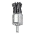 thumbnail image 3 of Shisuyan Brosse d'Extrémité en Fil d'Acier en Forme de Stylo Noué pour Broyeur Perceuse Électrique (Argent), 3 of 8