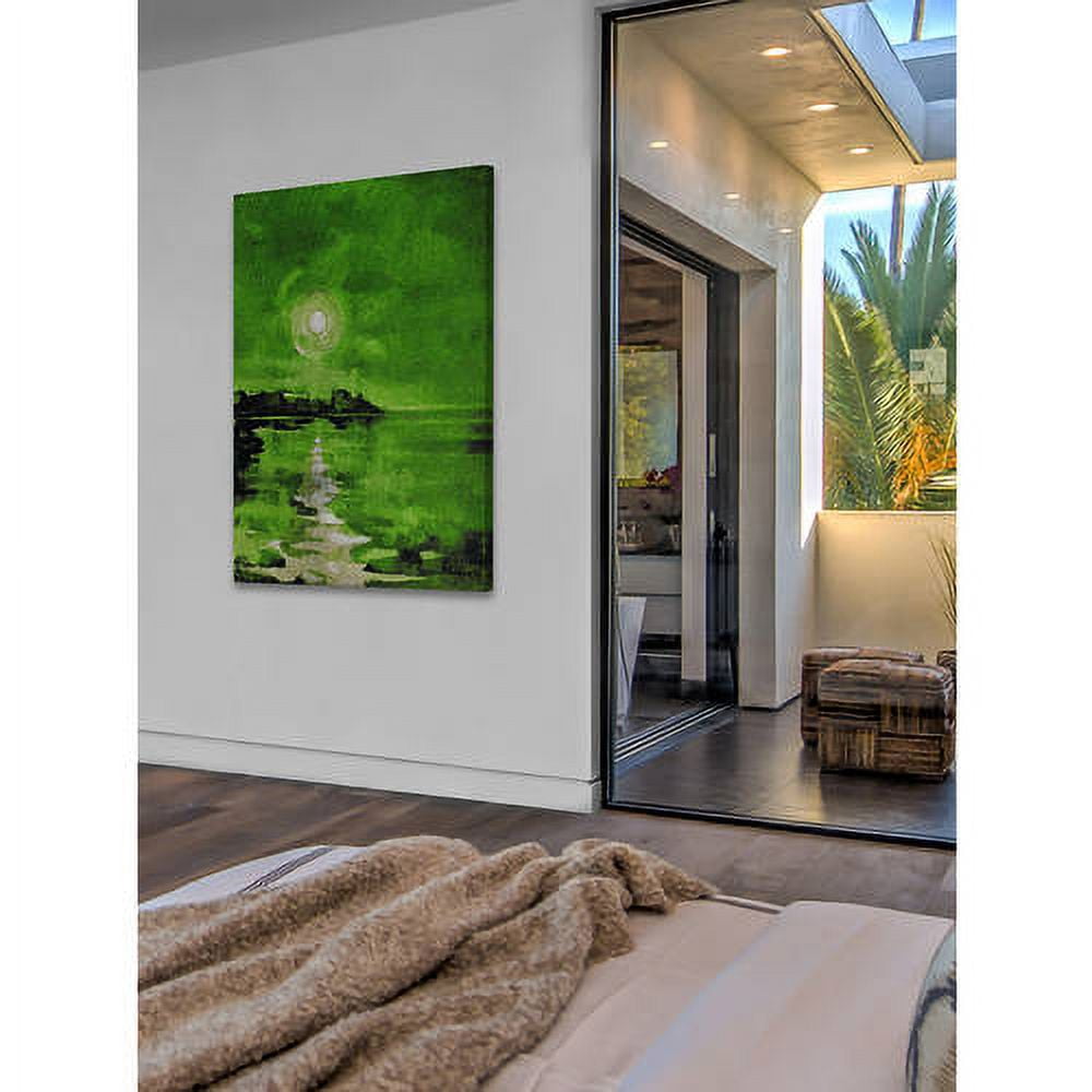 "Green Waters" Painting Print on Wrapped Canvas