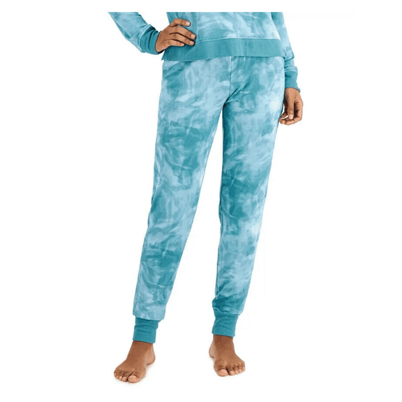 Alfani Womens Printed Jogger Pants , Green Smoke Cloud , XL