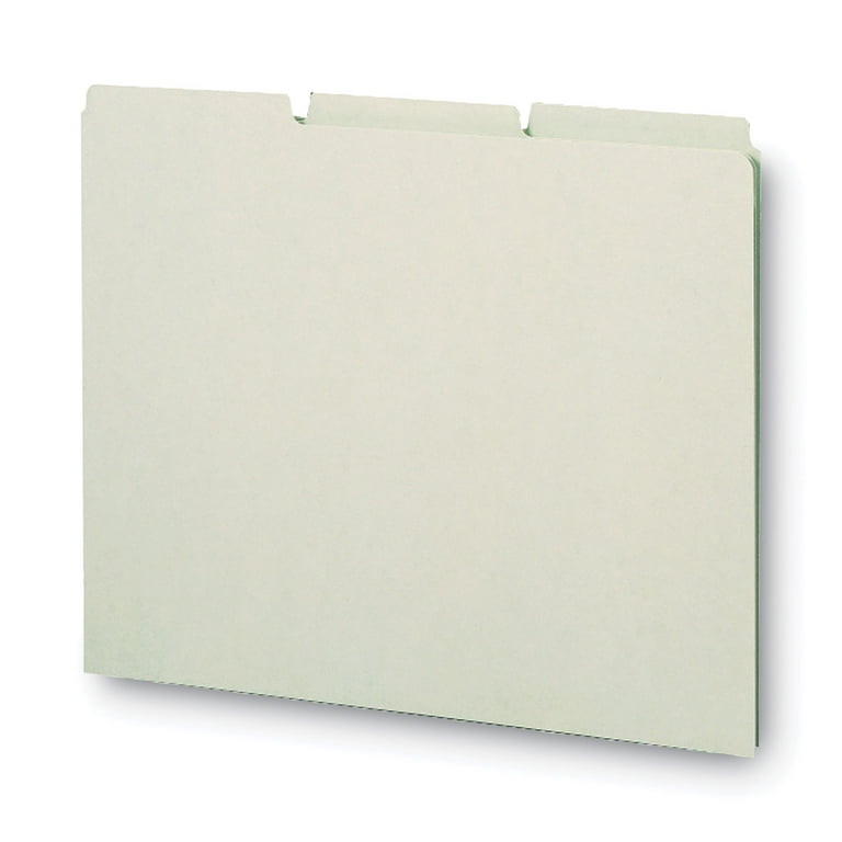 Recycled Blank Top Tab File Guides, 1/3-Cut Top Tab, Blank, 8.5 x 11, Manila, 100/Box Recycled Blank Top Tab File Guides, 1/3-Cut Top Tab, Blank, 8.5 x 11, Manila, 100/Box