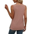 thumbnail image 3 of Weiqiqre Women's Clothing Summer Sleeveless Shirts Dressy Scoop Neck Loose Flowy Cute Tops Womens Tank Top, 3 of 8