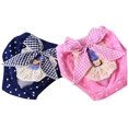 thumbnail image 1 of 2 Pcs Petits Chiens Réutilisables Lavable Chien Couches Femelle Chat Chiot Doux Coton Culotte d'Époque, 1 of 7