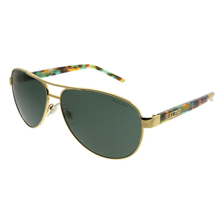 Ralph Lauren RA4004 900471 Gold Aviator Sunglasses
