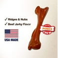 thumbnail image 4 of Nylabone Power Chew Bison Bone Alternative Nylon Chew Toy Bison Flavor Large/Giant - Up to 50 lbs., 4 of 6