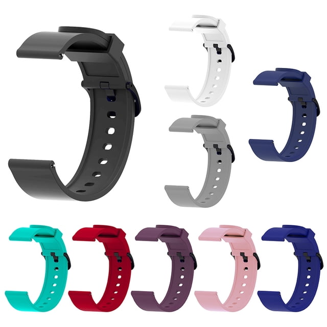 Gwong Electrónica Correa de reloj de silicona de 20 mm para Huawei GT S-Amsung Galaxy Watch Active Gear S3