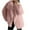 Pink, variant on Women's Jackets Women鈥檚 Solid Color Faux Fur Coat Winter Warm Gradient Color Outwear Jacket Fall Shaggy Furry Open Front Cardigan Pink,S-XXL