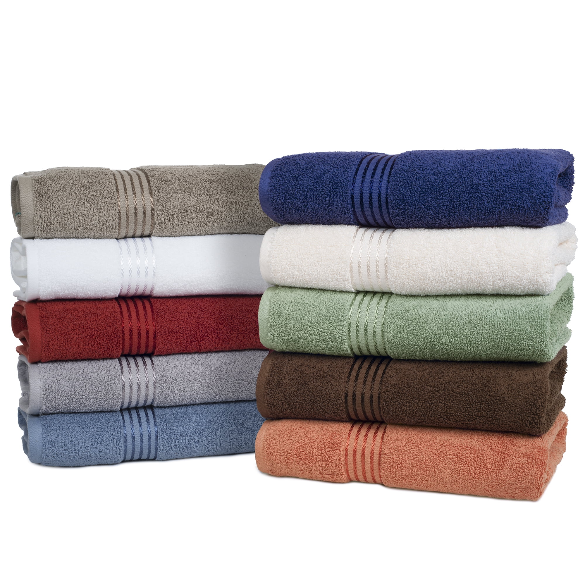 Lavish Touch 100% Egyptian 2 Ply Cotton 700 GSM Mosaic Pack of 6 Hand Towels