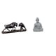 thumbnail image 1 of Escultura Animal Moderna De Feng Shui, Estatua De Buda De Toro, Oso, Vaca, Ganado, Mono, Figura Coleccionable, Obra De Arte China Para Escritorio, Hotel, Patio, Jardín, Regalos De Cumpleaños, 1 of 8